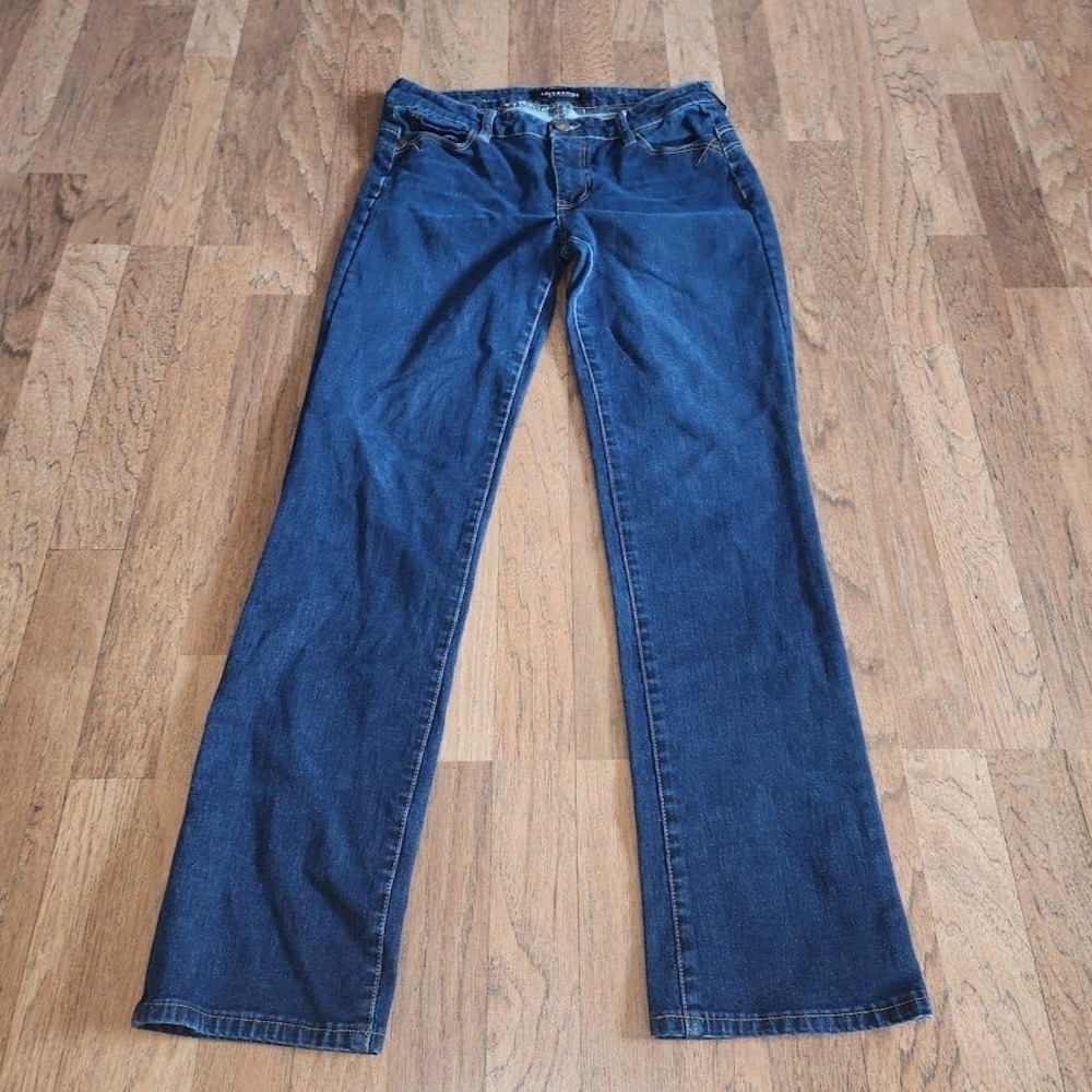 Liverpool Jeans Company The Hugger Straight Dark Indigo Denim Jean Size 8/29 755